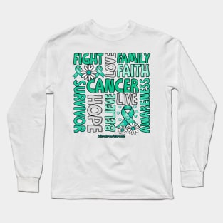 Scleroderma Awareness Awareness - Fight love survivor ribbon Long Sleeve T-Shirt